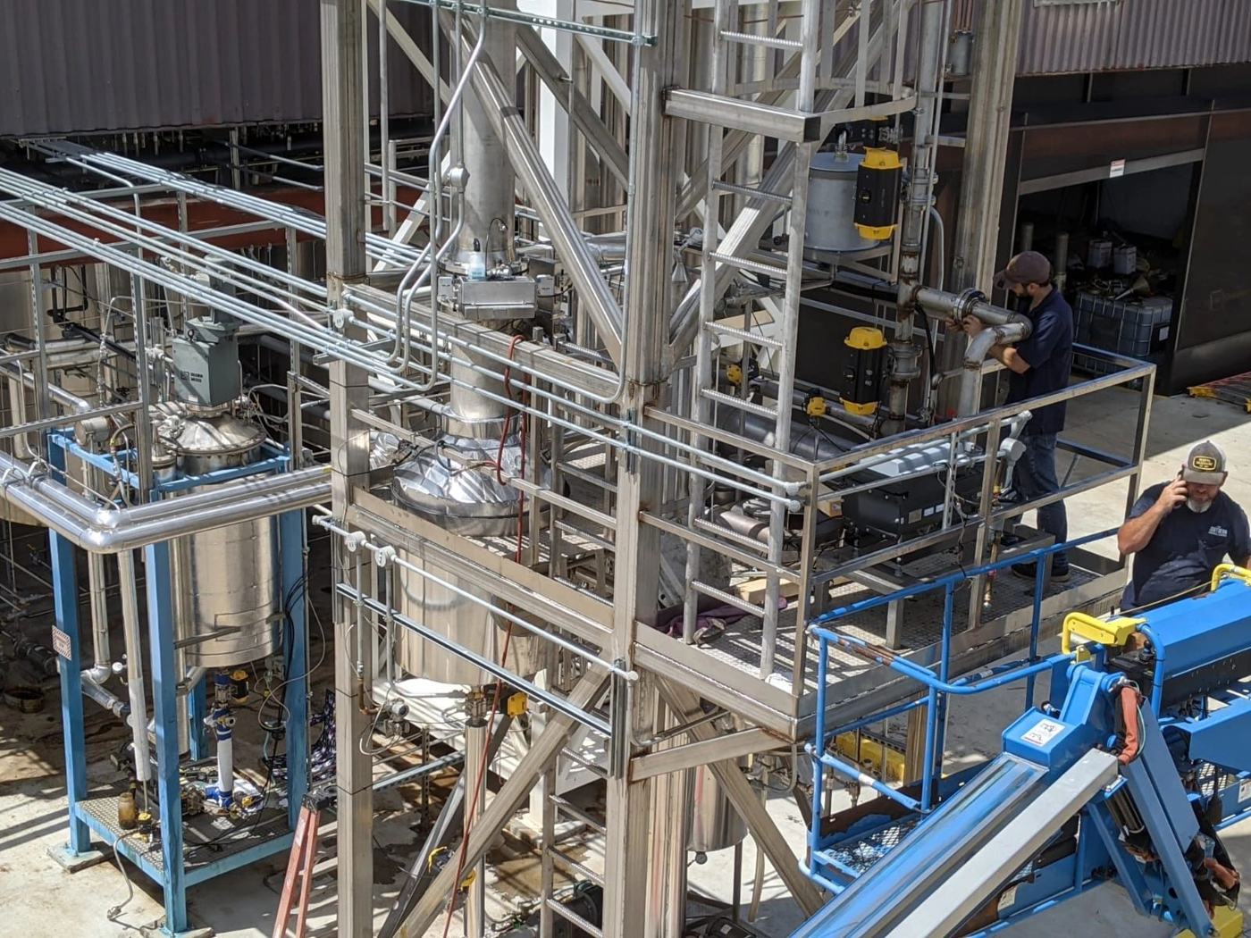 Ensenada, Mexico: a processing line installed and running